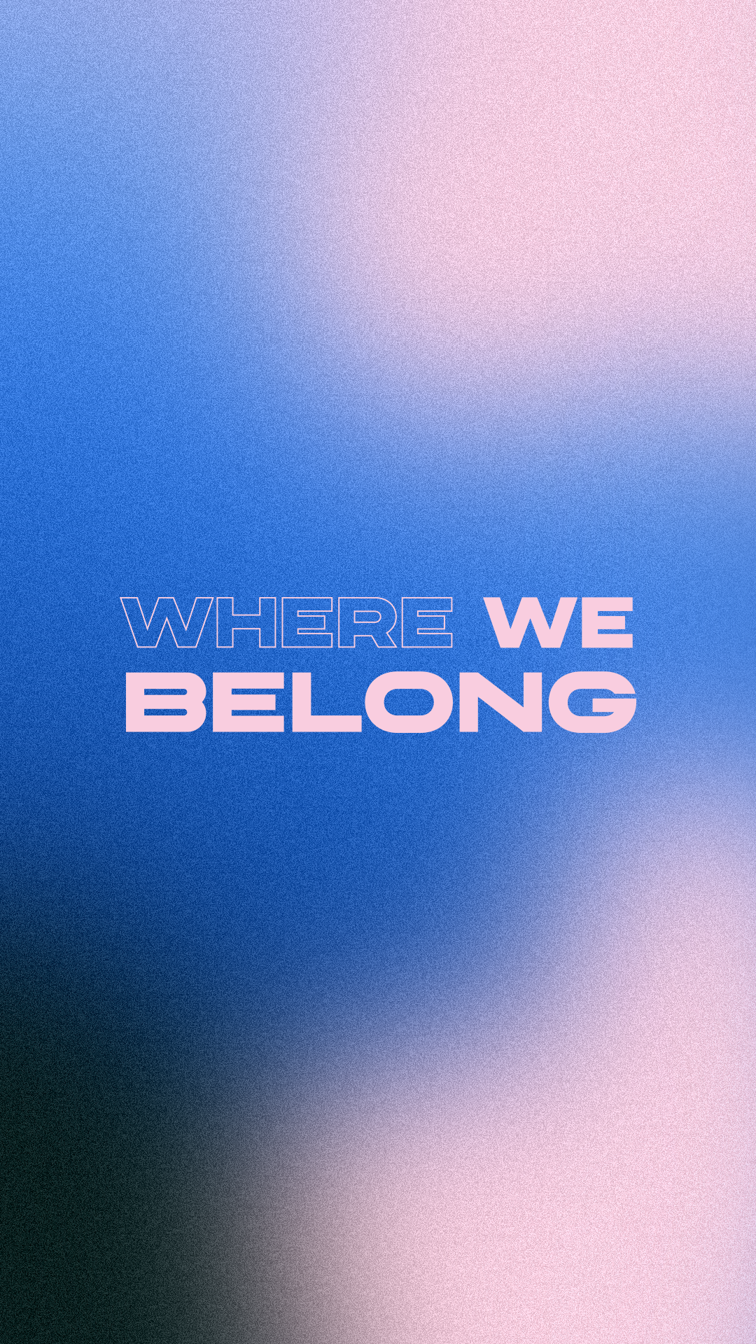 Where We Belong. Logo.